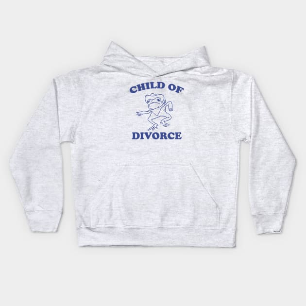 Child of divorce Kids Hoodie by Justin green